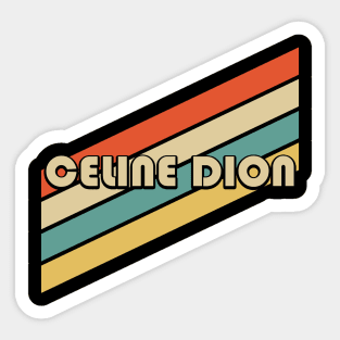 Vintage 80s Celine Dion Sticker